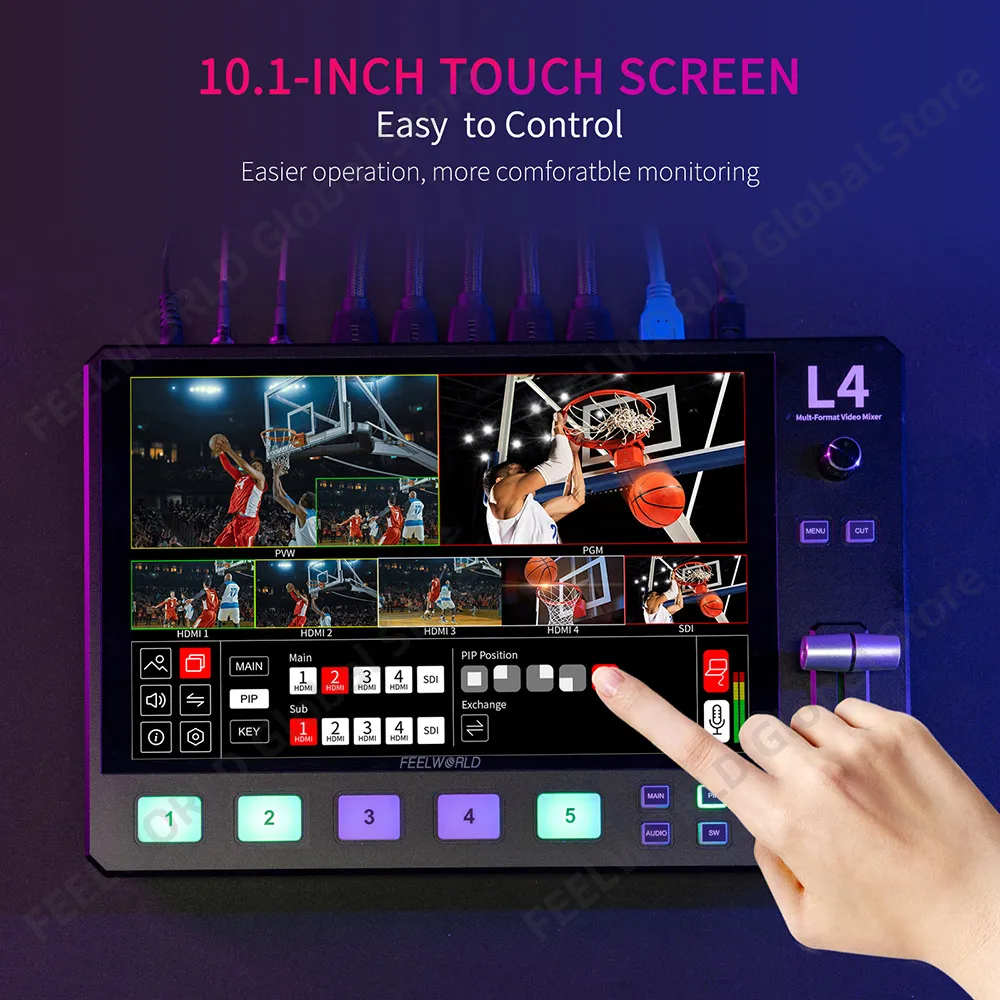 FEELWORLD saklar Mixer Video M - Hdmi Cable ulasan dan harga