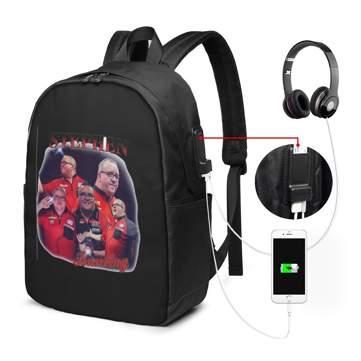Stephen Bunting Bootleg Backpa - Laptop Bag ulasan dan harga