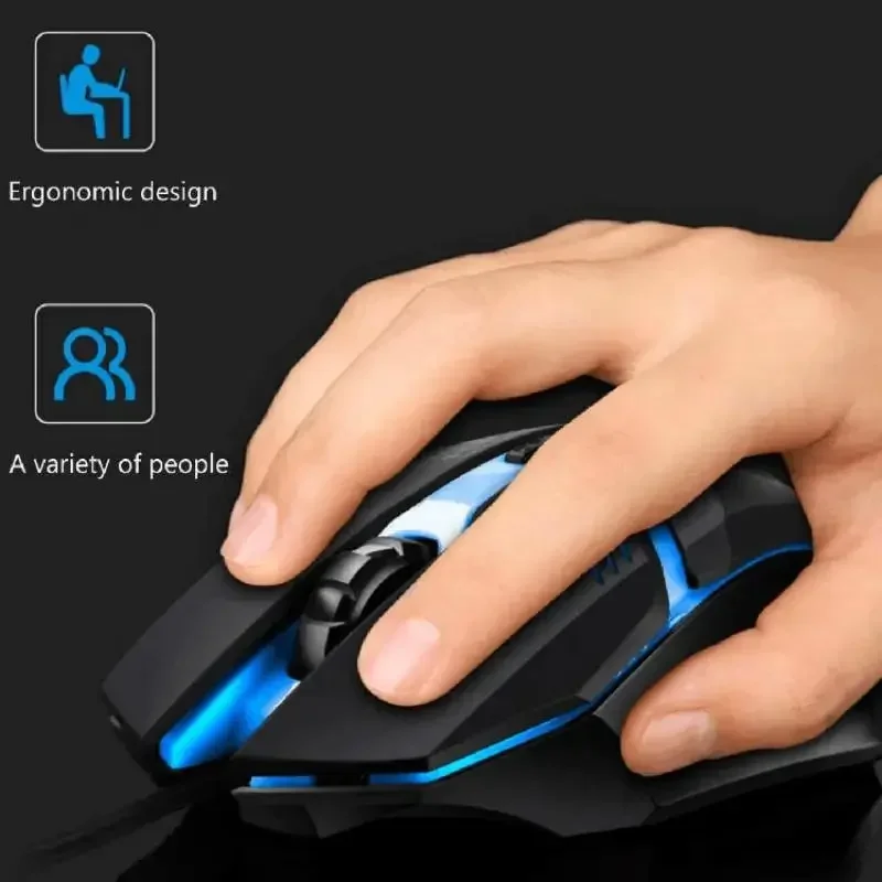 Mouse Gaming Berkabel USB LED  - Laptop Mouse ulasan dan harga