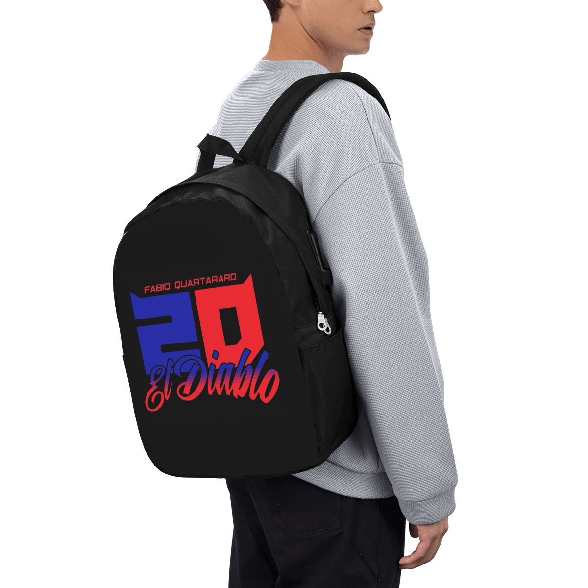 Fabio Quartararo El Diablo Num - Laptop Bag ulasan dan harga