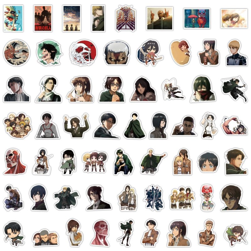 60 Buah Stiker Anime Attack On - Laptop Accessories & Repair Jagtap Dairy Pimple Nilakh Pimpri Chinchwad Maharashtra ulasan dan harga