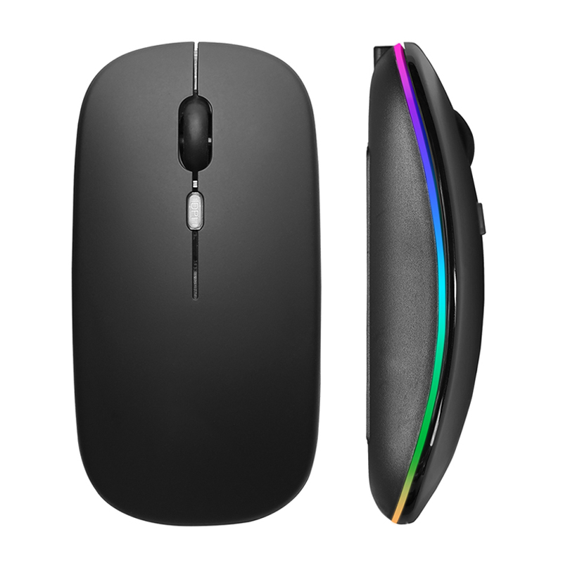 Mouse Nirkabel RGB Isi Ulang U - Laptop Mouse ulasan dan harga