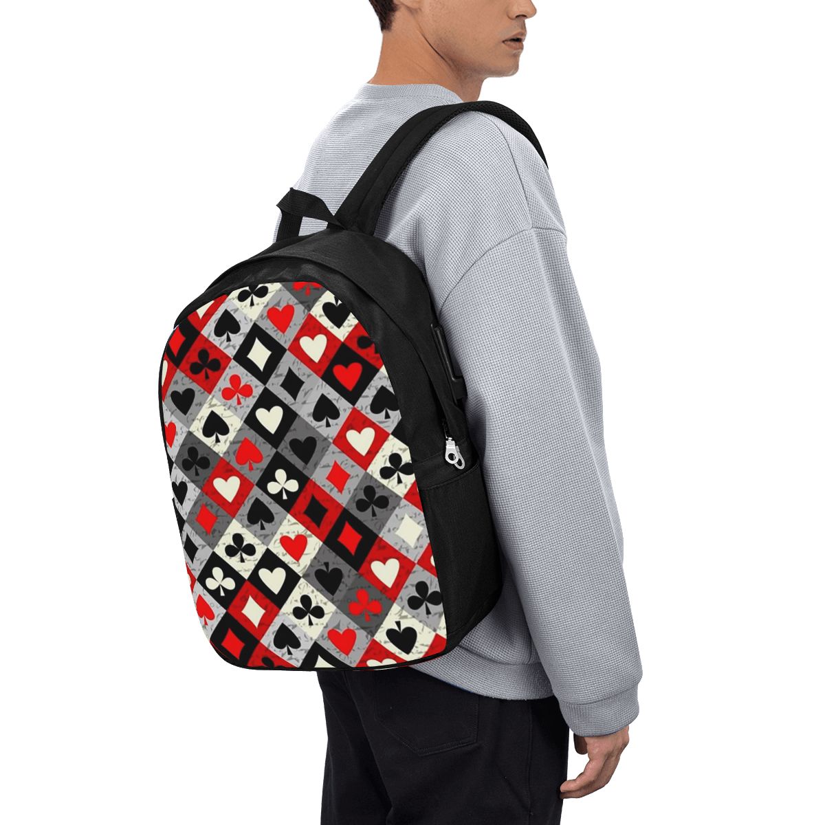 Tas Ransel Motif Kartu Poker,  - Laptop Bag ulasan dan harga